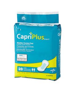 MIIBCPE03CT CAPRI PLUS BLADDER CONTROL PADS, ULTRA PLUS, 8" X 17", 28/PACK, 6/CARTON