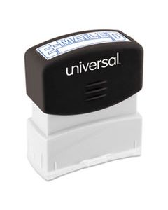 UNV10058 MESSAGE STAMP, E-MAILED, PRE-INKED ONE-COLOR, BLUE