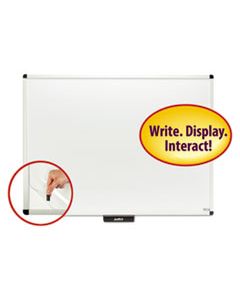 SMD02572 JUSTICK PREMIUM ALUMINUM-FRAME ELECTRO-SURFACE DRY-ERASE BOARD, 48" X 36", WHITE