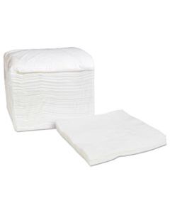 CSDN031 SELECT DINNER NAPKINS, 1-PLY, WHITE, 16.75 X 17, 250/PACK, 8/CARTON