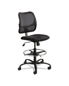 SAF3395BL VUE SERIES MESH EXTENDED-HEIGHT CHAIR, 33" SEAT HEIGHT, SUPPORTS UP TO 250 LBS., BLACK SEAT/BLACK BACK, BLACK BASE