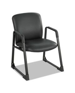 SAF3492BV UBER BIG AND TALL SERIES GUEST CHAIR, SUPPORTS UP TO 500 LBS., BLACK SEAT/BLACK BACK, BLACK BASE