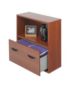 SAF9445CY APRES FILE DRAWER CABINET WITH SHELF, 29.75W X 11.75D X 29.75H, CHERRY