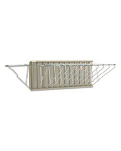 SAF5016 SHEET FILE PIVOT WALL RACK, 12 HANGING CLAMPS, 24W X 14.75D X 9.75H, SAND