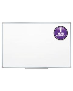 MEA85358 DRY-ERASE BOARD, MELAMINE SURFACE, 72 X 48, SILVER ALUMINUM FRAME