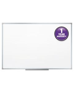 MEA85357 DRY-ERASE BOARD, MELAMINE SURFACE, 48 X 36, SILVER ALUMINUM FRAME