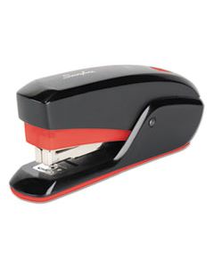 QUICKTOUCH REDUCED EFFORT COMPACT STAPLER, 20-SHEET CAPACITY, BLACK/RED