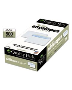 QUA10412 BUSINESS ENVELOPE, #6 3/4, COMMERCIAL FLAP, GUMMED CLOSURE, 3.63 X 6.5, WHITE, 500/BOX