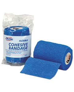 FAO5933 FIRST-AID REFILL FLEXIBLE COHESIVE BANDAGE WRAP, 3" X 5 YD, BLUE