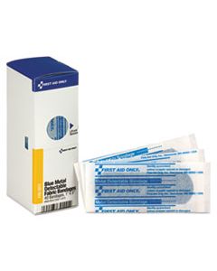 FAOFAE3011 REFILL F/SMARTCOMPLIANCE GEN CABINET, BLUE METAL DETECTABLE BANDAGES,1X3,40/BX