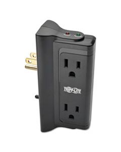 TRPTLP4BK PROTECT IT! SURGE PROTECTOR, 4 SIDE-MOUNTED OUTLETS, DIRECT PLUG-IN, 720 JOULES