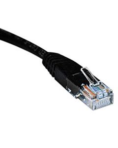 TRPN002007BK CAT5E 350MHZ MOLDED PATCH CABLE, RJ45 (M/M), 7 FT., BLACK