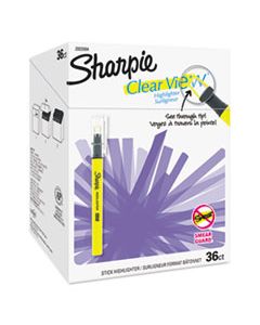 SAN2003994 CLEARVIEW PEN-STYLE HIGHLIGHTER, CHISEL TIP, ASSORTED COLORS, 36/PACK