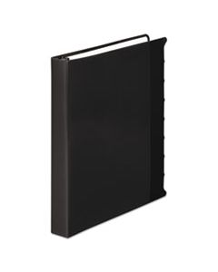 WLJ55095 VIEW-TAB PRESENTATION ROUND RING VIEW BINDER WITH TABS, 3 RINGS, 1" CAPACITY, 11 X 8.5, BLACK