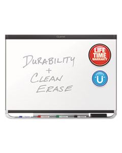 QRTP557GP2 PRESTIGE 2 DURAMAX MAGNETIC PORCELAIN WHITEBOARD, 72 X 48, GRAPHITE FRAME