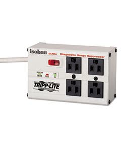 TRPISOBAR4ULTRA ISOBAR SURGE PROTECTOR, 4 OUTLETS, 6 FT. CORD, 3330 JOULES, DIAGNOSTIC LEDS