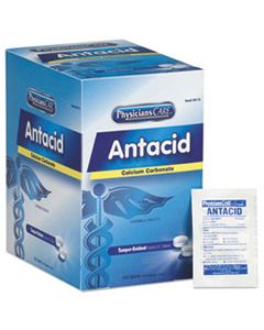 FAO90110 OVER THE COUNTER ANTACID MEDICATIONS FOR FIRST AID CABINET, 250 DOSES/BOX