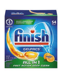 RAC81181 DISH DETERGENT GELPACS, ORANGE SCENT, 54/BOX