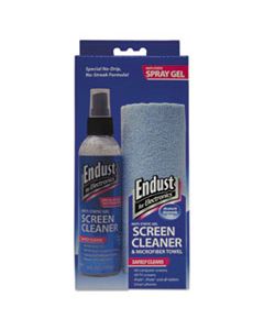 END12275 LCD/PLASMA CLEANING GEL SPRAY, 6OZ, PUMP SPRAY W/MICROFIBER CLOTH