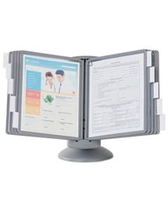 DBL553937 SHERPA MOTION DESK REFERENCE SYSTEM, 10 PANELS, GRAY BORDERS