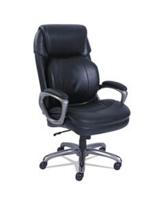 SRJ48964 COSSET BIG AND TALL EXECUTIVE CHAIR, SUPPORTS UP TO 400 LBS., BLACK SEAT/BLACK BACK, SLATE BASE
