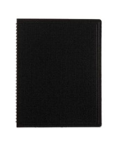 REDB4181 DURAFLEX POLY NOTEBOOK, 1 SUBJECT, MEDIUM/COLLEGE RULE, BLACK COVER, 11 X 8.5, 80 SHEETS