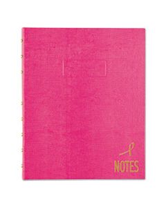 REDA7150PNK4 NOTEPRO NOTEBOOK, 1 SUBJECT, NARROW RULE, BRIGHT PINK COVER, 9.25 X 7.25, 75 SHEETS