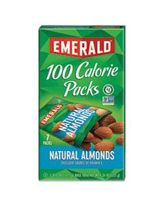 DFD34325 100 CALORIE PACK ALL NATURAL ALMONDS, 0.63 OZ PACKS, 7/BOX