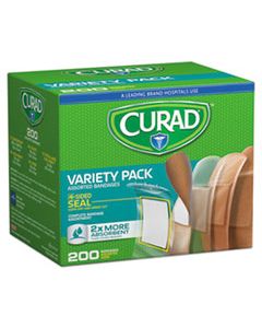 MIICUR0800RB VARIETY PACK ASSORTED BANDAGES, 200/BOX