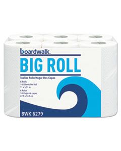 BWK6279CT OFFICE PACKS PERFORATED PAPER TOWEL ROLLS, 2-PLY, WHITE, 5.5X11, 140/ROLL, 24/CT