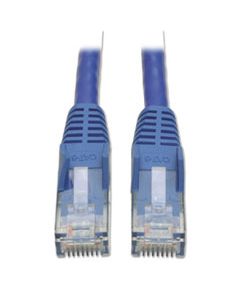 TRPN201001BL CAT6 GIGABIT SNAGLESS MOLDED PATCH CABLE, RJ45 (M/M), 1 FT., BLUE