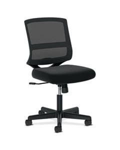 BSXVL206MM10T HVL206 MESH MID-BACK TASK CHAIR, SUPPORTS UP TO 250 LBS., BLACK SEAT/BLACK BACK, BLACK BASE