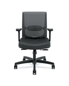 HONCMY1AUR10 CONVERGENCE MID-BACK TASK CHAIR WITH SYNCHO-TILT CONTROL, SUPPORTS UP TO 275 LBS, BLACK SEAT, BLACK BACK, BLACK BASE