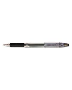 ZEB44110 JIMNIE STICK GEL PEN, MEDIUM 0.7MM, BLACK INK, SMOKE BARREL, DOZEN