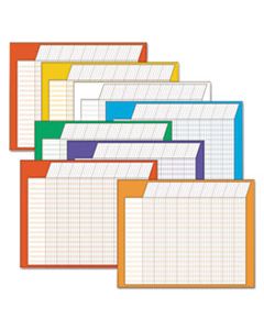 TEPT73902 HORIZONTAL INCENTIVE CHART PACK, 28W X 22H, ASSORTED COLORS, 8/PACK