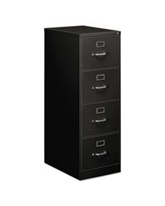 ALEVF1952BL FOUR-DRAWER ECONOMY VERTICAL FILE CABINET, LEGAL, 18.25W X 25D X 52H, BLACK