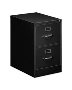 ALEVF1929BL TWO-DRAWER ECONOMY VERTICAL FILE CABINET, LEGAL, 18.25W X 25D X 29H, BLACK