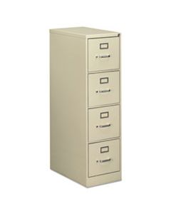 ALEVF1552PY FOUR-DRAWER ECONOMY VERTICAL FILE CABINET, LETTER, 15W X 25D X 52H, PUTTY