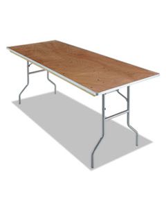 ICE56220 BANQUET FOLDING TABLE, RECTANGULAR, 30W X 72D, NATURAL