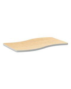 HONSW3054ENDK BUILD RIBBON SHAPE TABLE TOP, 54W X 30D, NATURAL MAPLE