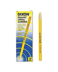 DIX00073 CHINA MARKER, YELLOW, DOZEN