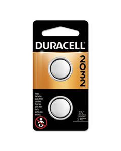 DURDL2032B2PK LITHIUM COIN BATTERY, 2032, 2/PACK