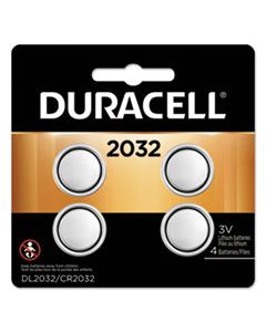 DURDL2032B4PK LITHIUM COIN BATTERY, 2032, 4/PACK