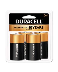 DURMN1300R4Z COPPERTOP ALKALINE D BATTERIES, 4/PACK