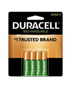 DURNLAAA4BCD RECHARGEABLE STAYCHARGED NIMH BATTERIES, AAA, 4/PACK