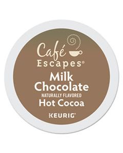 GMT6801CT CAFE ESCAPES MILK CHOCOLATE HOT COCOA K-CUPS, 96/CARTON