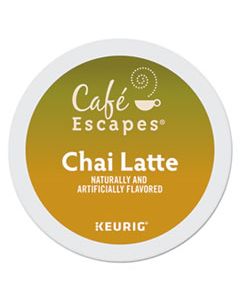 GMT6805CT CAFE ESCAPES CHAI LATTE K-CUPS, 96/CARTON