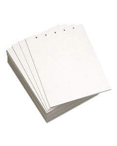 DMR851254 CUSTOM CUT-SHEET COPY PAPER, 92 BRIGHT, 5-HOLE, 20LB, 8.5 X 11, WHITE, 500/REAM