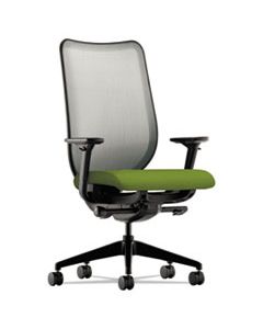 NUCLEUS SERIES WORK CHAIR WITH ILIRA-STRETCH M4 BACK, SUPPORTS UP TO 300 LBS., PEAR SEAT, PEAR BACK, BLACK BASE