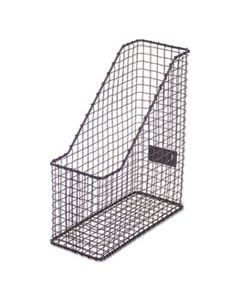 UNV20060 VINTAGE WIRE MESH MAGAZINE HOLDER, FRONT-NOTCHED LOADING, VINTAGE BRONZE